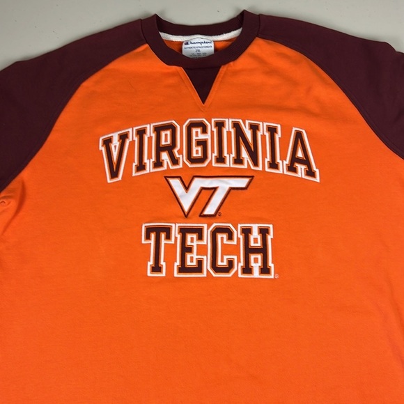 Vintage Virginia Tech Hokies Champion Sweatshirt LIKE NEW! - Picture 5 of 11